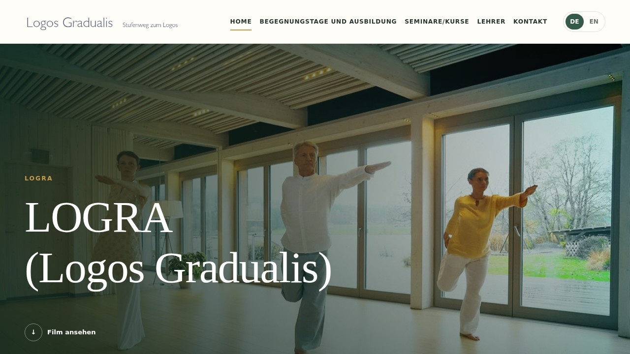 Vorschau der Website Logos Gradualis