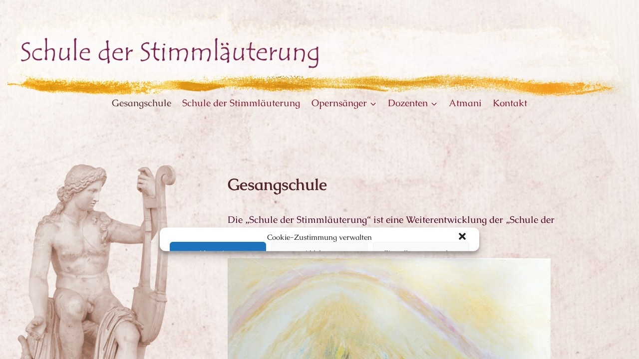 Vorschau der Website Schule der Stimmläuterung